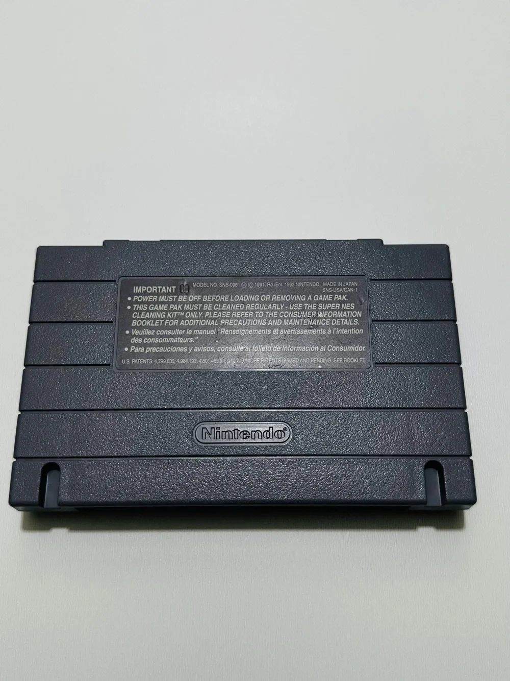 Nintendo SNES Cartridge - The Legend of Zelda Parallel Worlds (Gray)